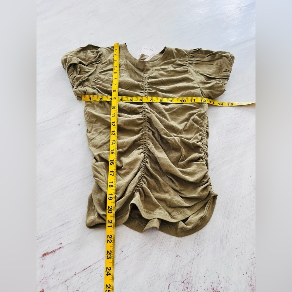 Free People Better Days Tee in Army Size XS NWT $68 - Picture 5 of 9
